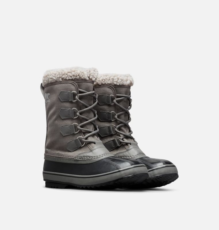 Mens Snow Boots Dark Grey - Sorel 1964 Pac™ Nylon - 856-NSUTWJ